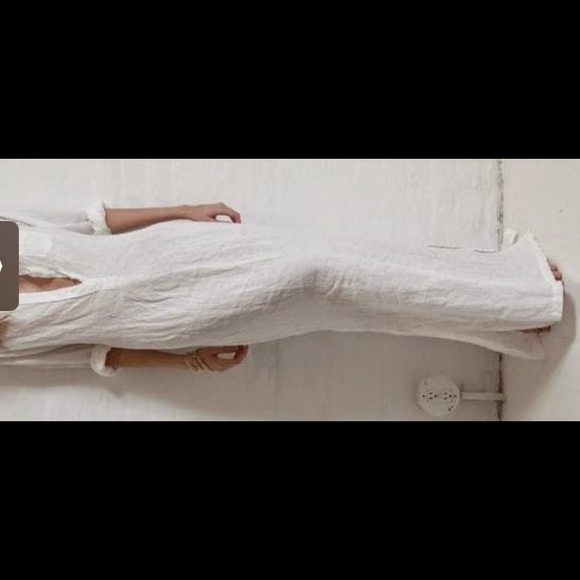 Maxi Linen Dress-Size Small - Picture 8 of 8